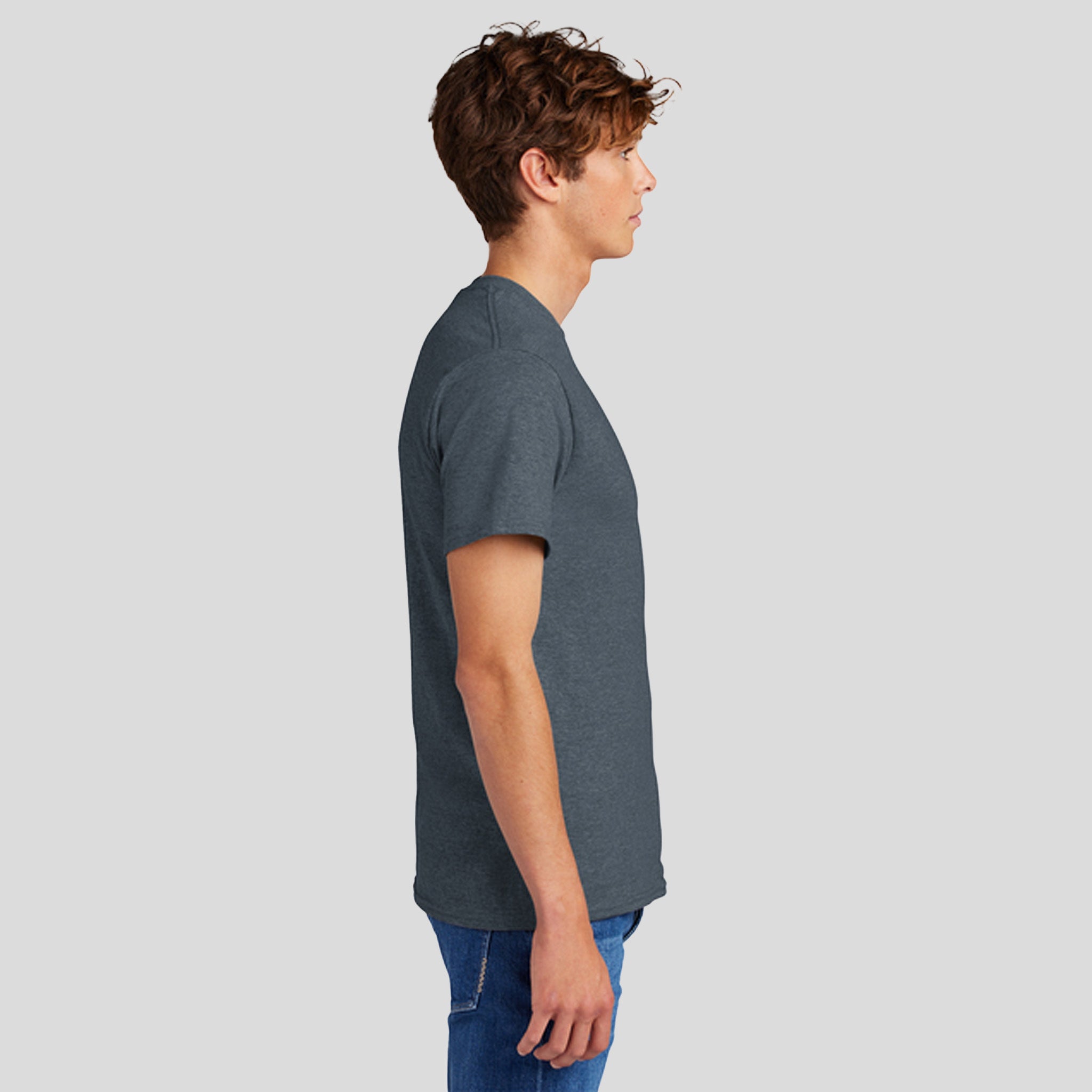 Core Blend Tee | Heather Navy