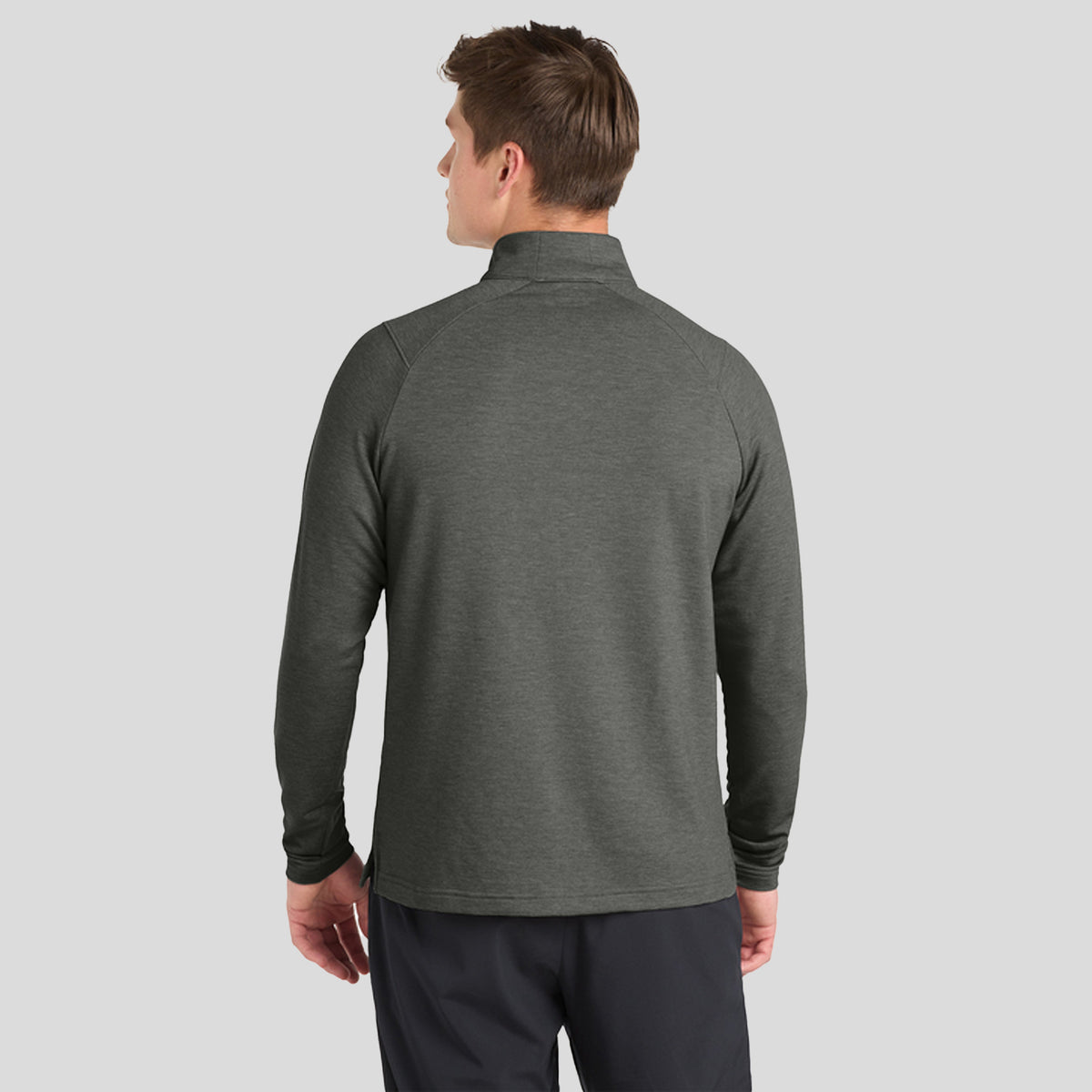 Men's Sport-Wickยฎ Flex Fleece 1/4-Zip | Dark Grey Heather