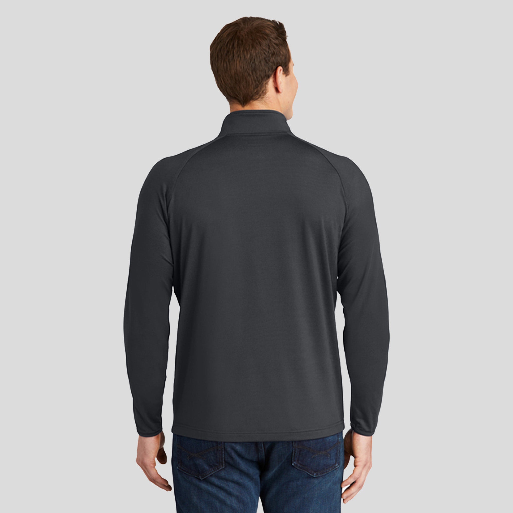 Sport-Wickยฎ Stretch 1/4-Zip Pullover | Charcoal Grey