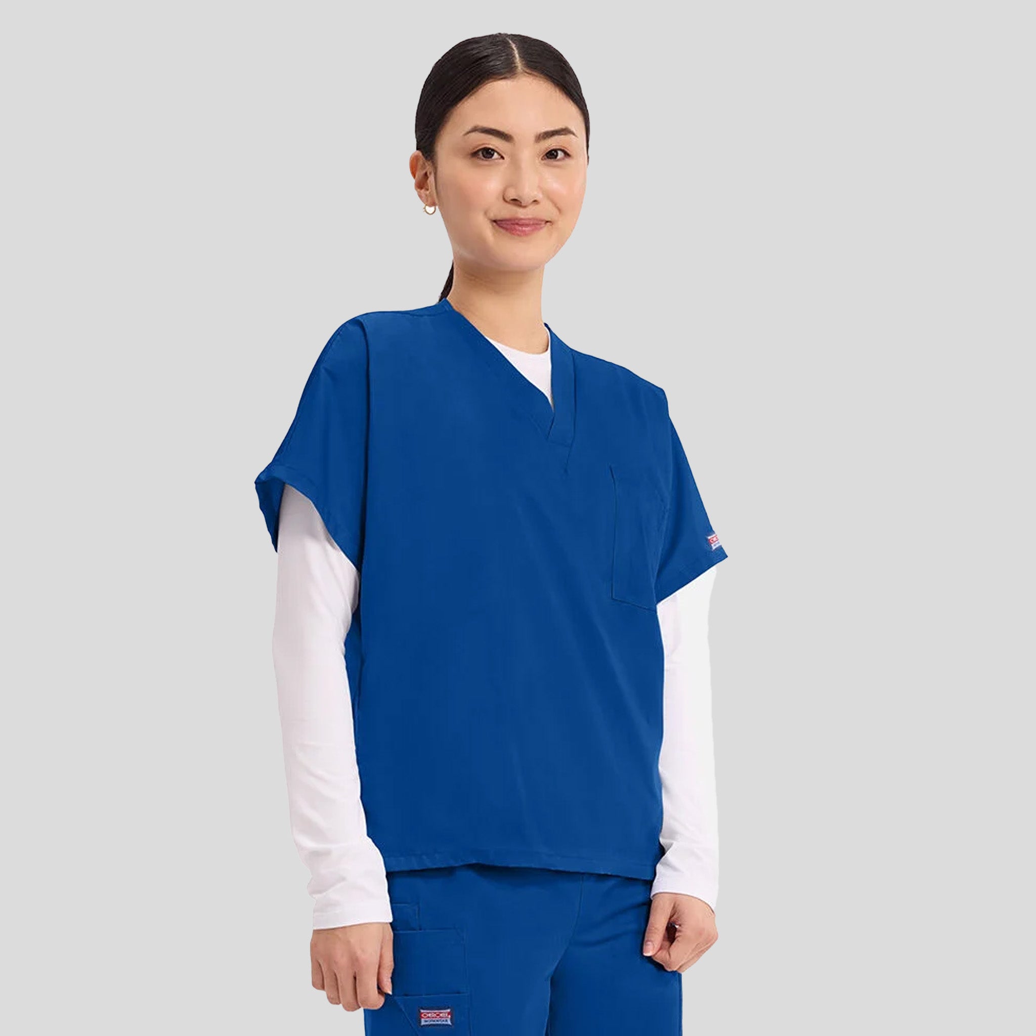 Unisex V-Neck 1 Pocket | Galaxy